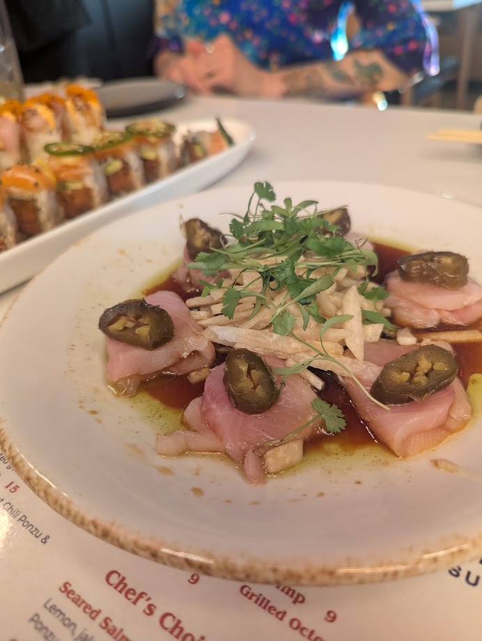 Tiradito at Kintoki Sushi House & Bar (Photo by Jackie Tran)