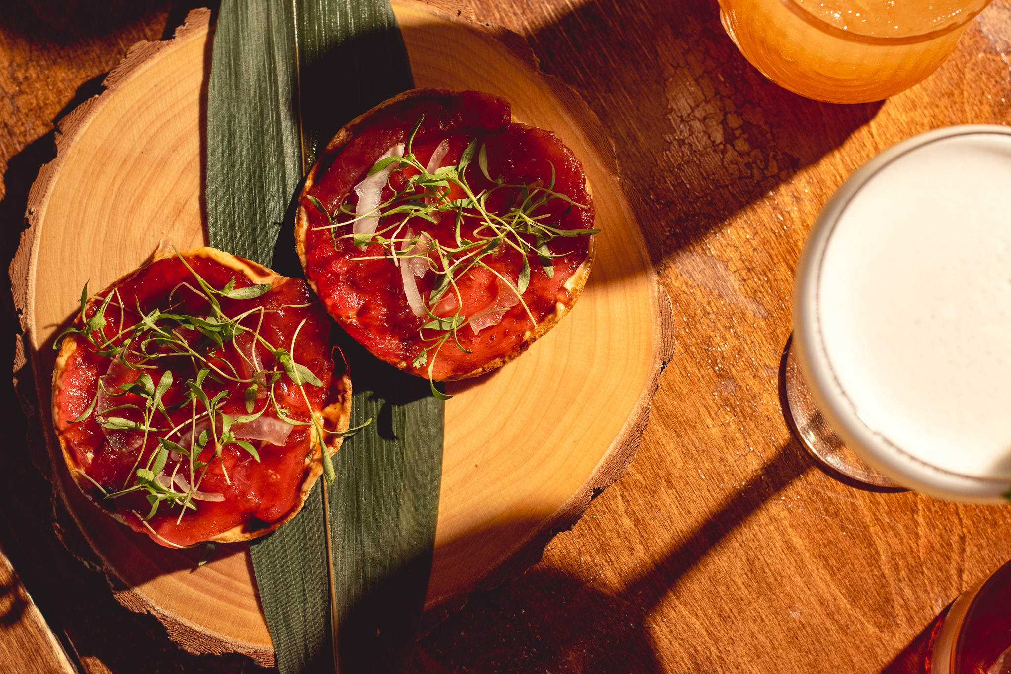 Tuna Tostadas at OBON Sushi Bar Ramen (Photo by Jackie Tran)