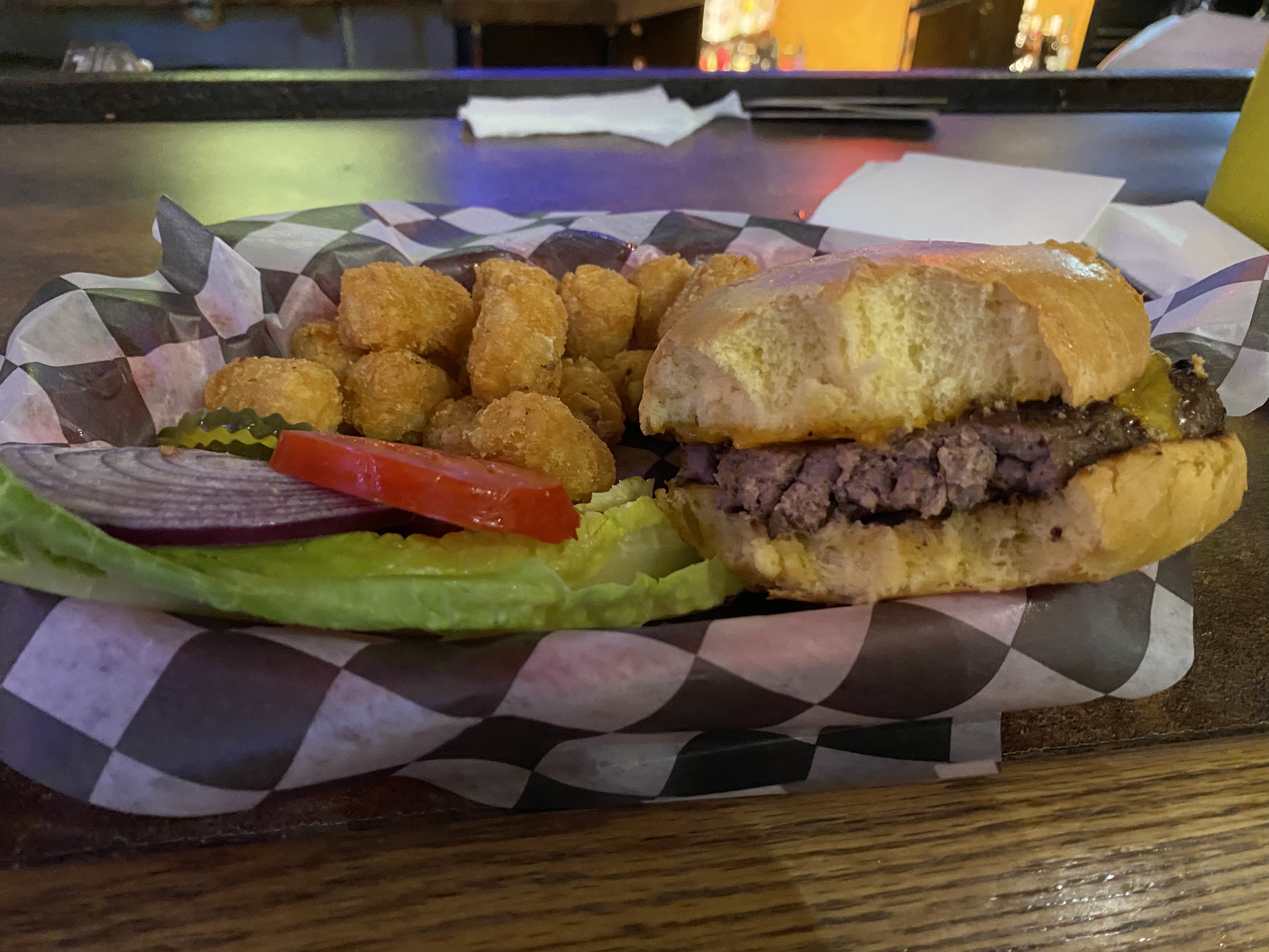 Classic burger at Shooter's Steak House & Saloon (Photo by Rita Connelly)