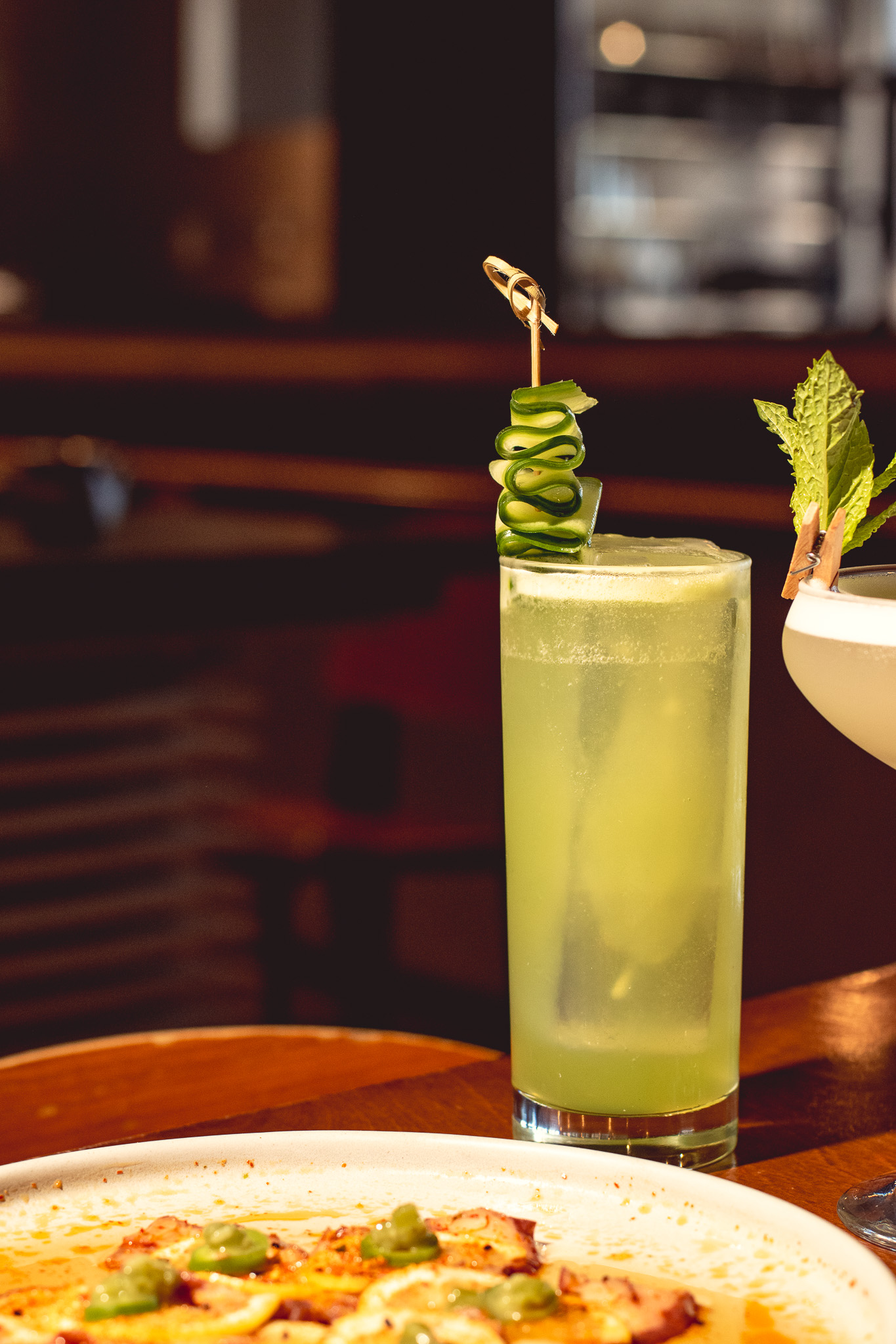 House of Green Leaves cocktail at OBON Sushi Bar Ramen (Photo by Jackie Tran)