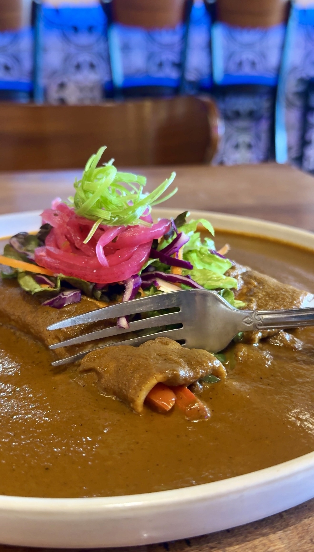 Oaxacan Mole Madre at Amelia's Mexican Kitchen (Photo by Hannah Hernandez)