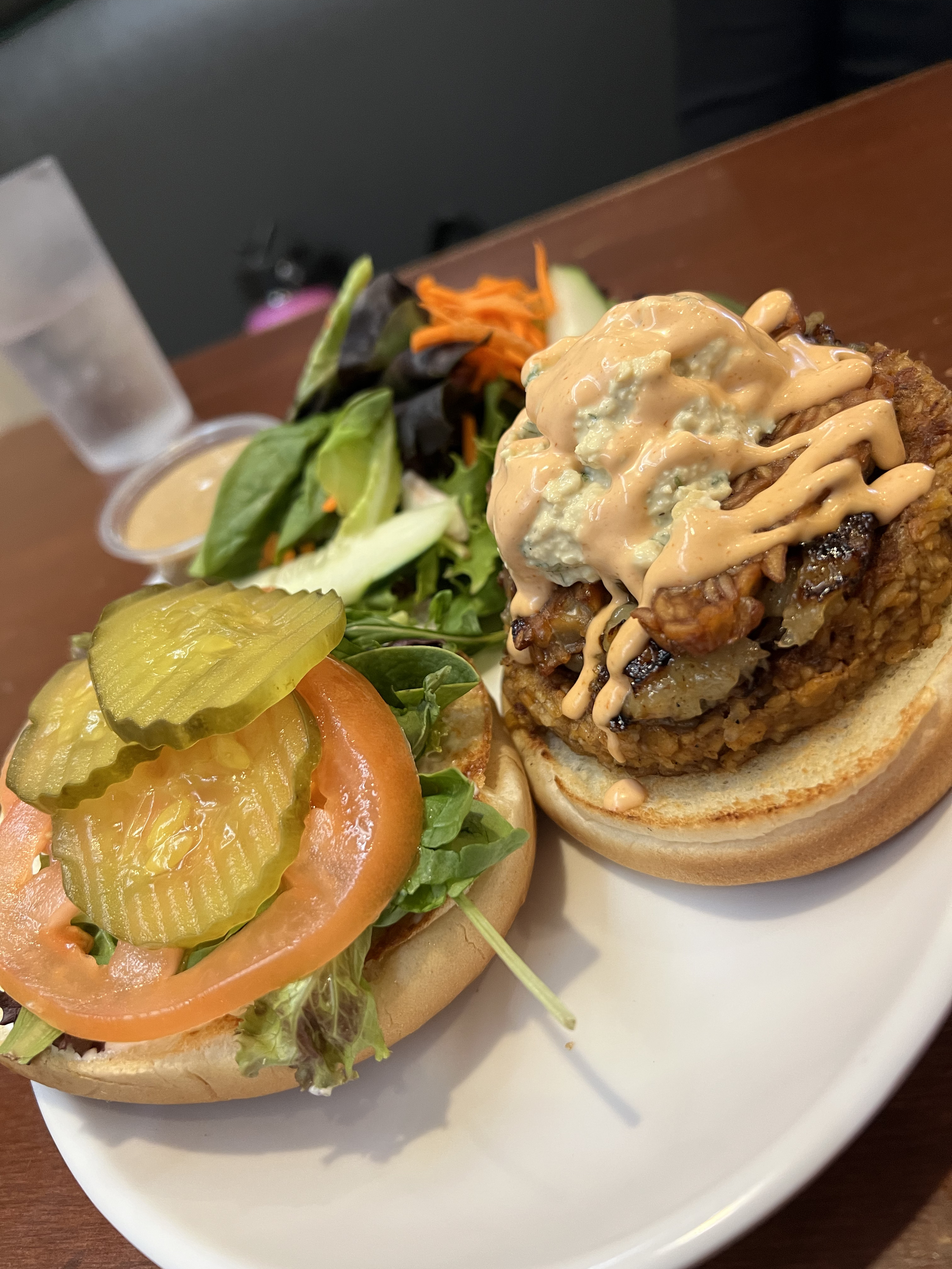 Wildcat Burger at Lovin' Spoonfuls Vegan Restaurant (Photo by Ben Andersen)